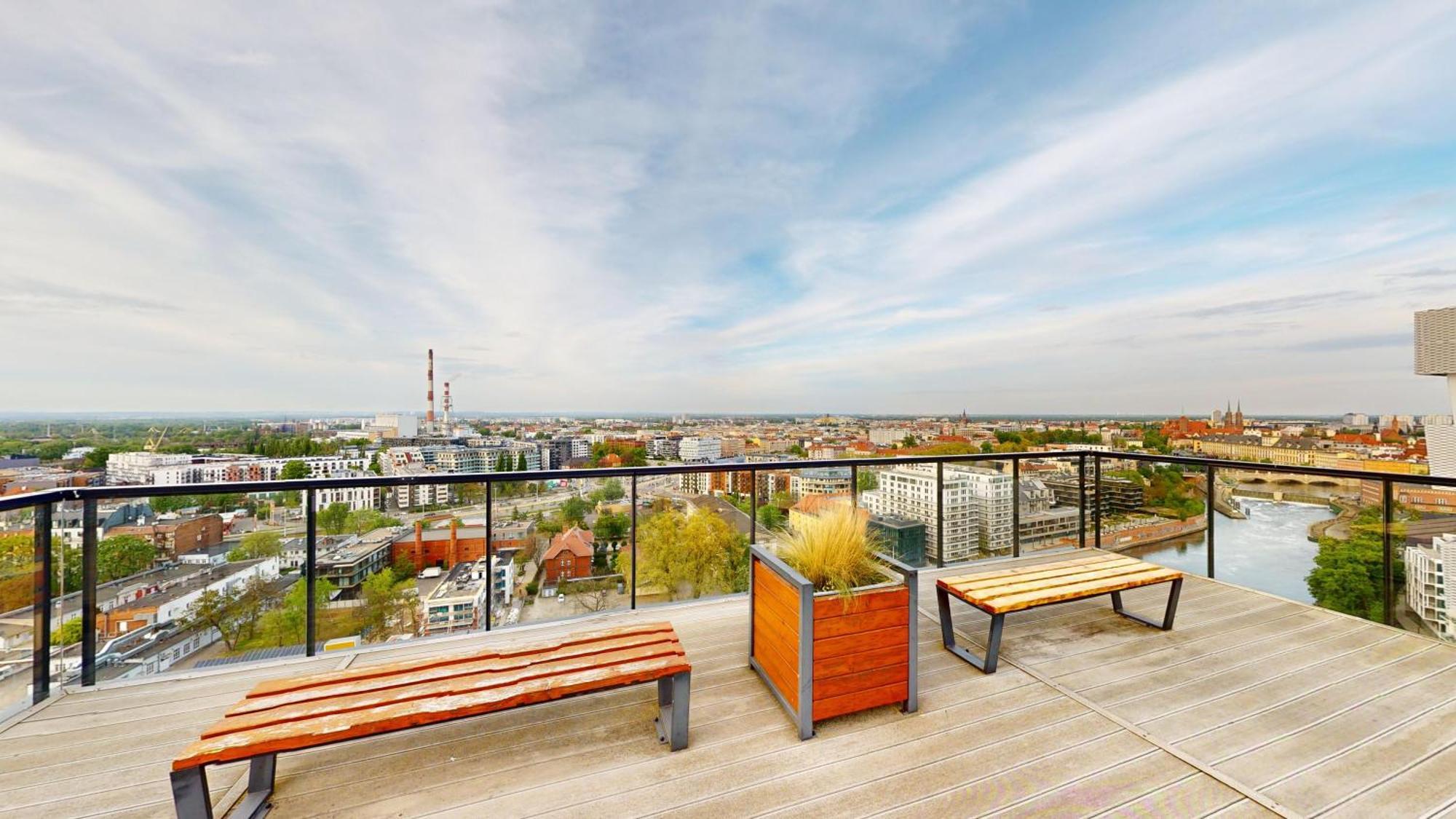 Family House By The River Odra -Panoramic Terrace - 3Room Apartment With 2 Separate Bedrooms And 2 Balconies By Wroapart-Pl- Perfect For Family & Business Stays Wroclaw Dış mekan fotoğraf